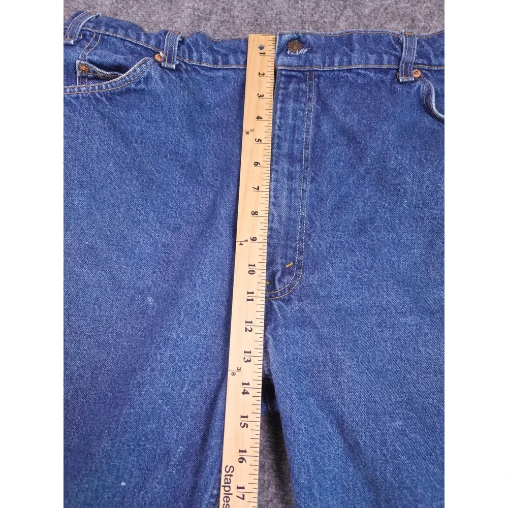 Vintage 90s Levi's 505 Jeans Mens 46x30 Blue Orange Tab Made in USA Regular Fit